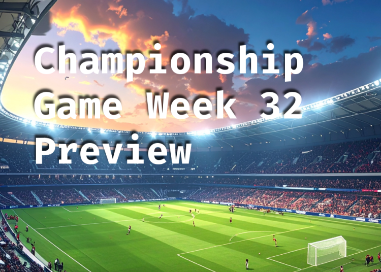Championship Game week 32 Preview